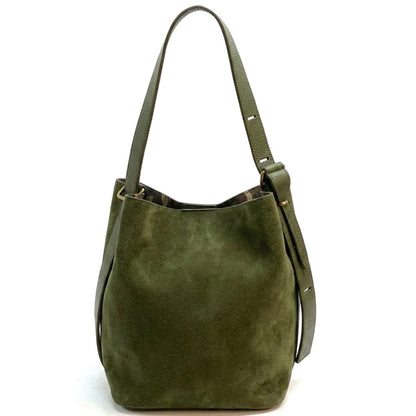 Amalia Suede Leather Bag - Made in Italy