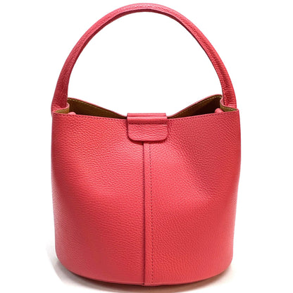 Grazia Leather Bucket Bag - Made In Italy