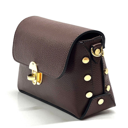 Malak Italian Genuine Leather Crossbody and Clutch Bag - Made In Italy
