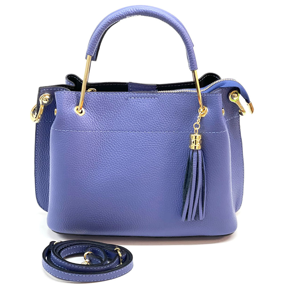 Lorena Leather Handbag - Made In Italy