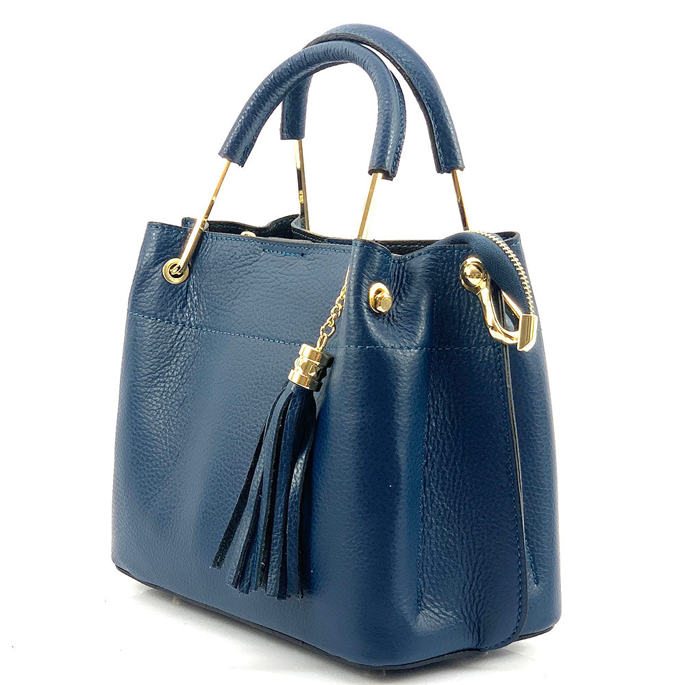 Lorena Leather Handbag - Made In Italy