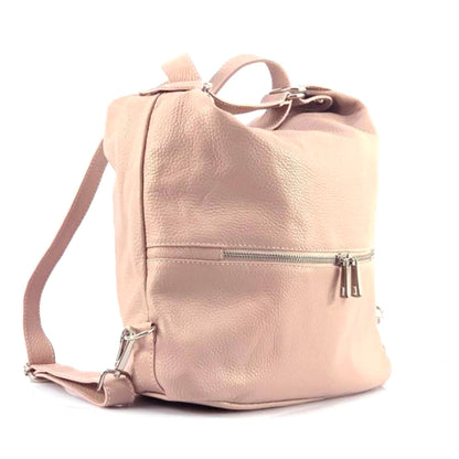 Bougainvillea leather backpack - Made In Italy