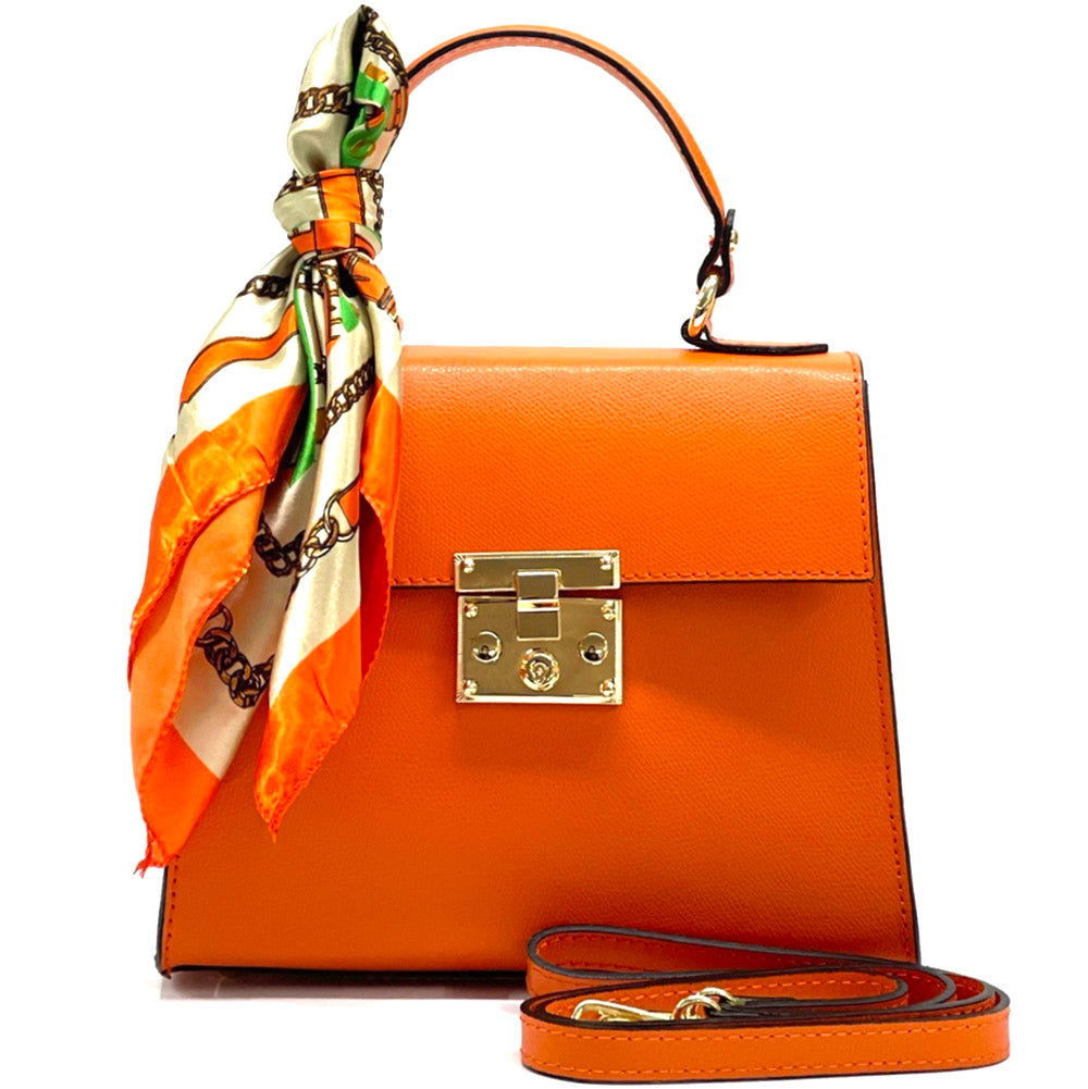 Bella Mini Tote small leather handbag - Made In Italy