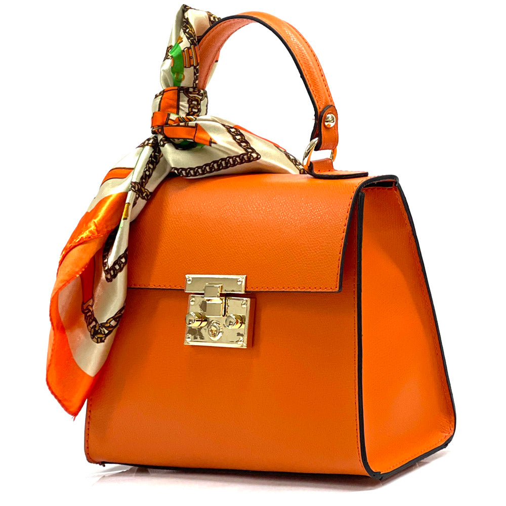 Bella Mini Tote small leather handbag - Made In Italy