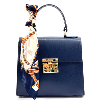 Bella Mini Tote small leather handbag - Made In Italy