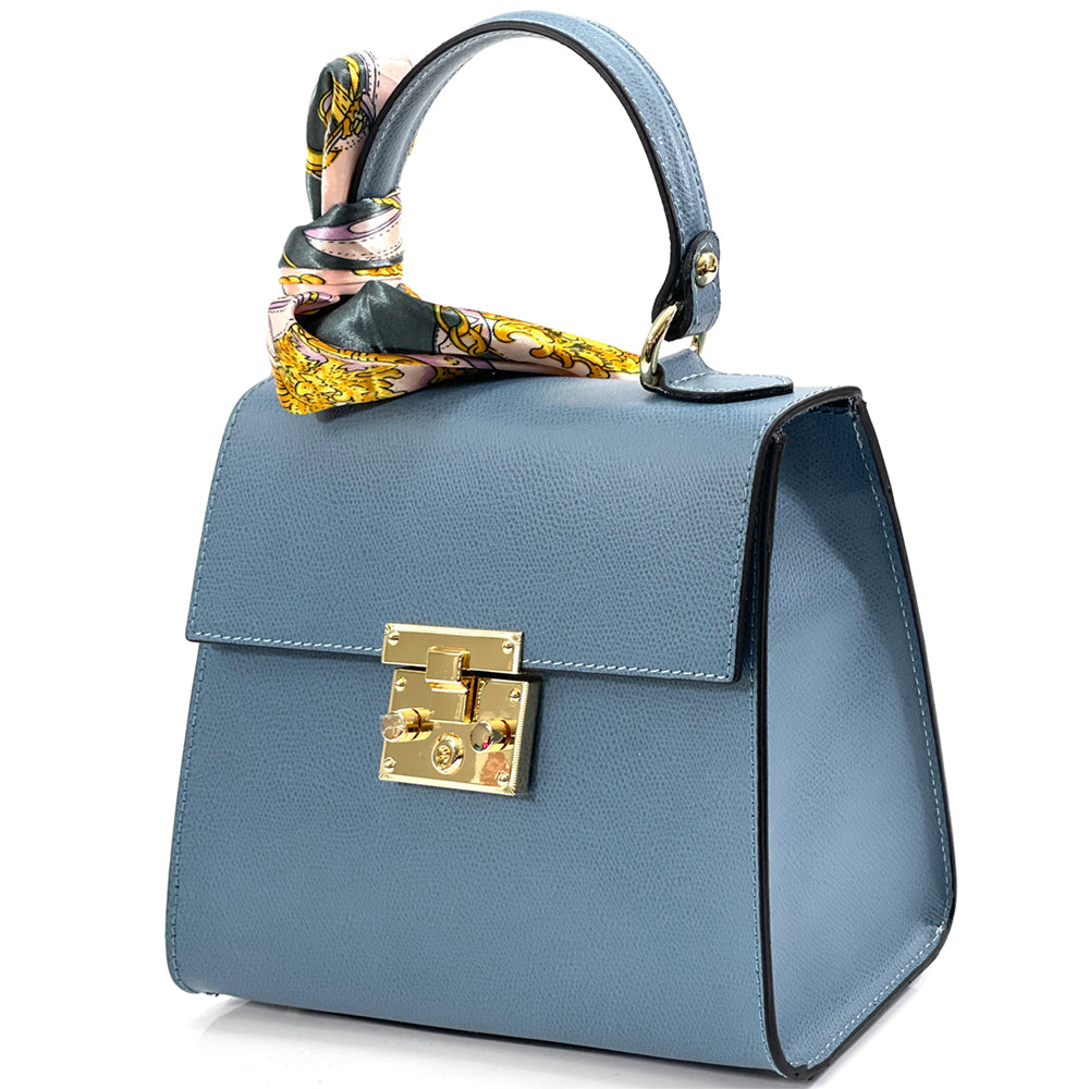 Bella Mini Tote small leather handbag - Made In Italy