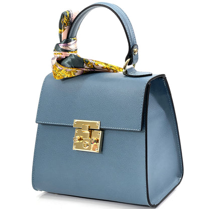 Bella Mini Tote small leather handbag - Made In Italy