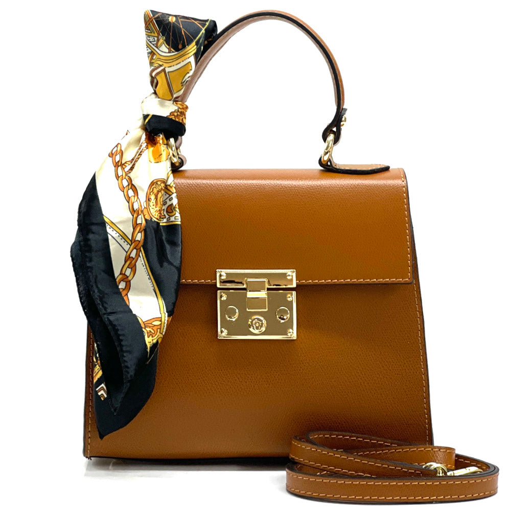 Bella Mini Tote small leather handbag - Made In Italy