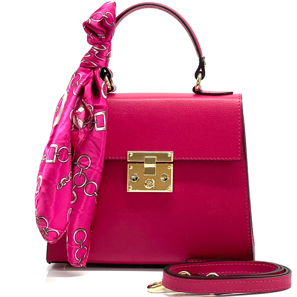 Bella Mini Tote small leather handbag - Made In Italy