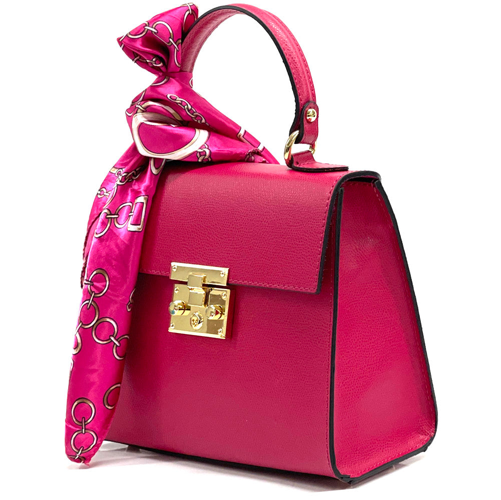 Bella Mini Tote small leather handbag - Made In Italy