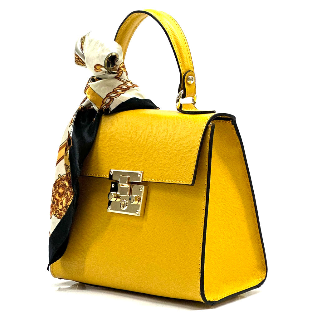 Bella Mini Tote small leather handbag - Made In Italy
