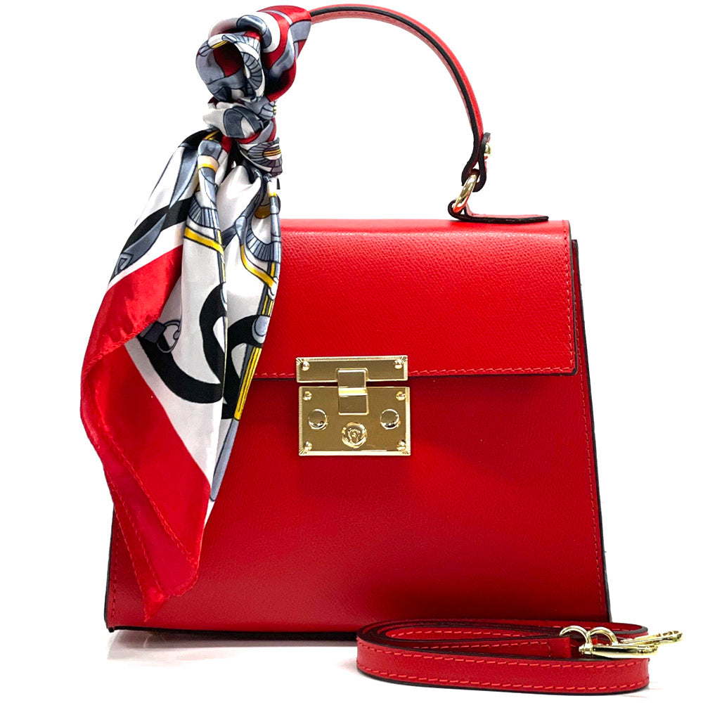 Bella Mini Tote small leather handbag - Made In Italy