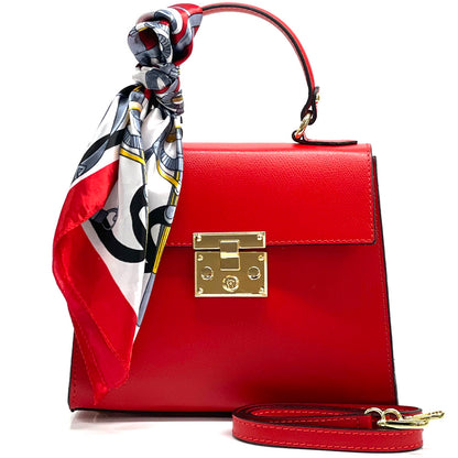 Bella Mini Tote small leather handbag - Made In Italy