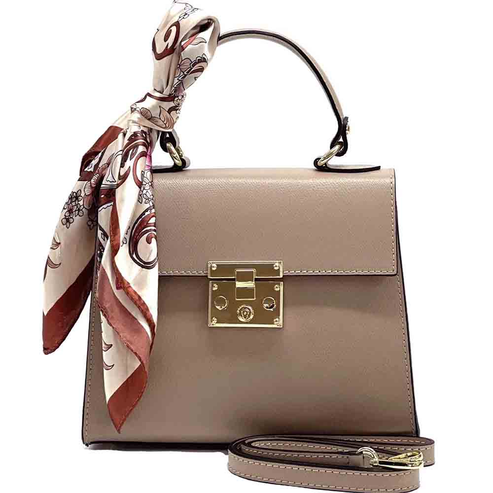 Bella Mini Tote small leather handbag - Made In Italy