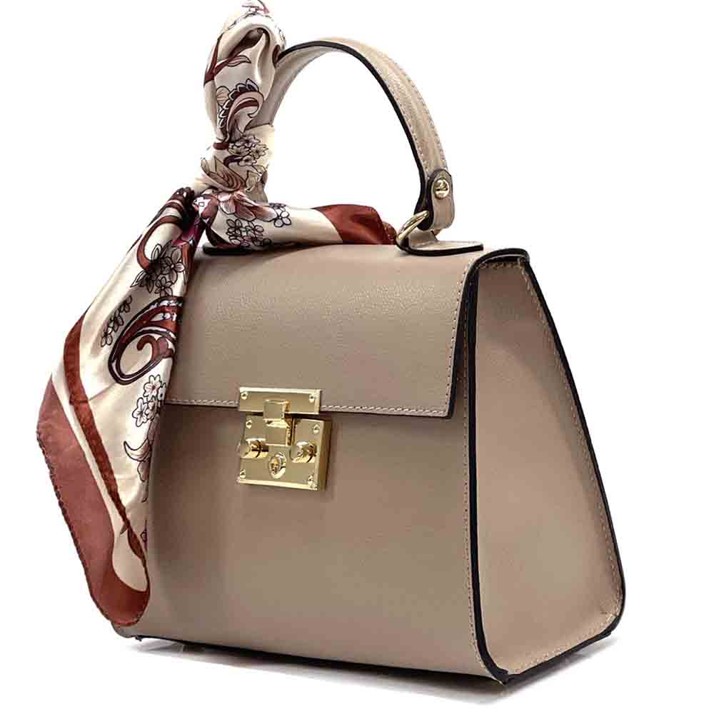 Bella Mini Tote small leather handbag - Made In Italy