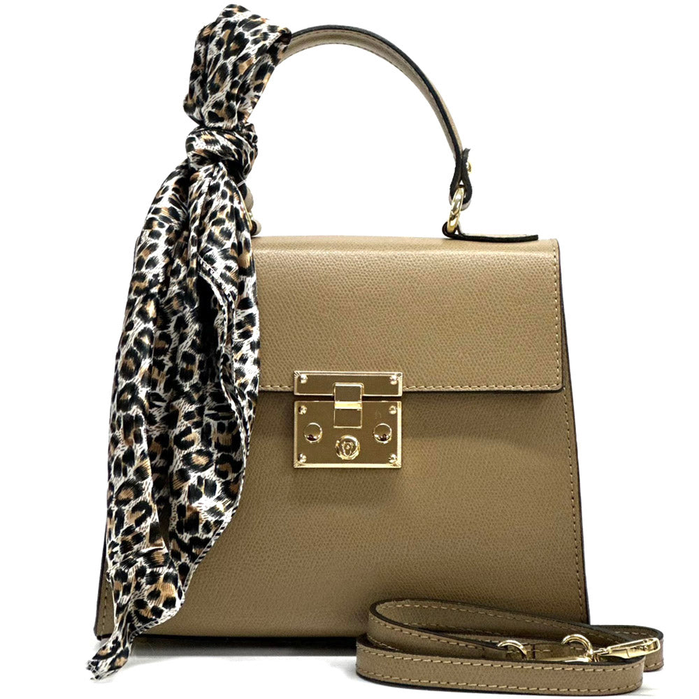 Bella Mini Tote small leather handbag - Made In Italy