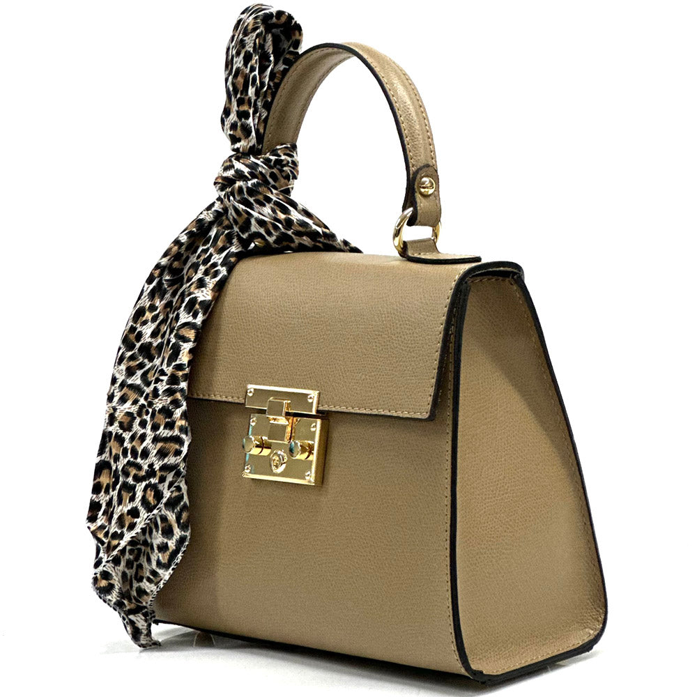 Bella Mini Tote small leather handbag - Made In Italy
