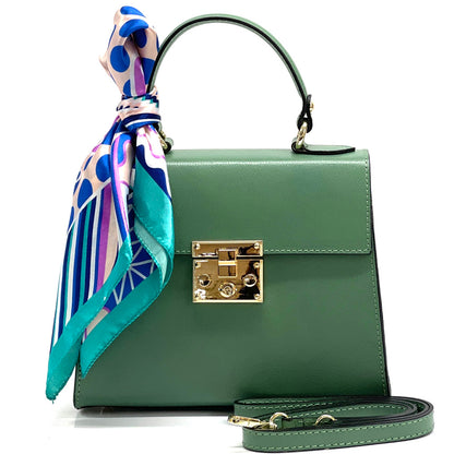 Bella Mini Tote small leather handbag - Made In Italy