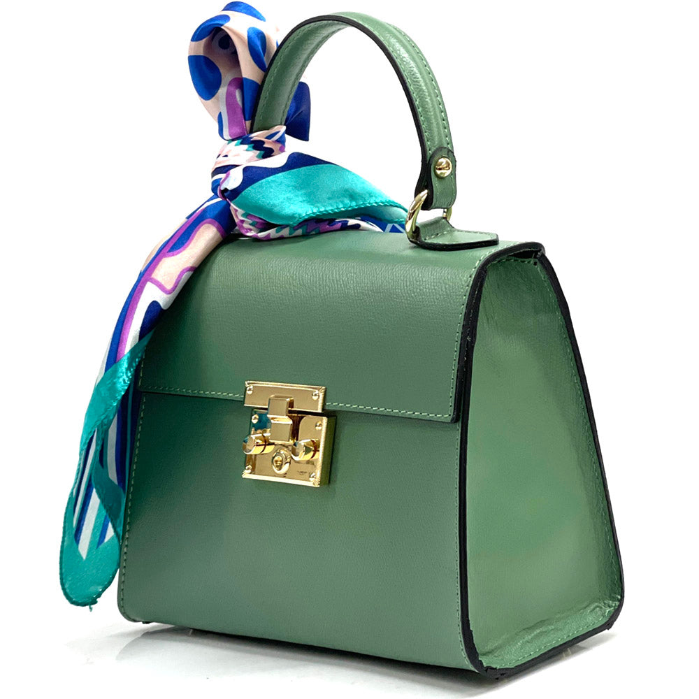 Bella Mini Tote small leather handbag - Made In Italy