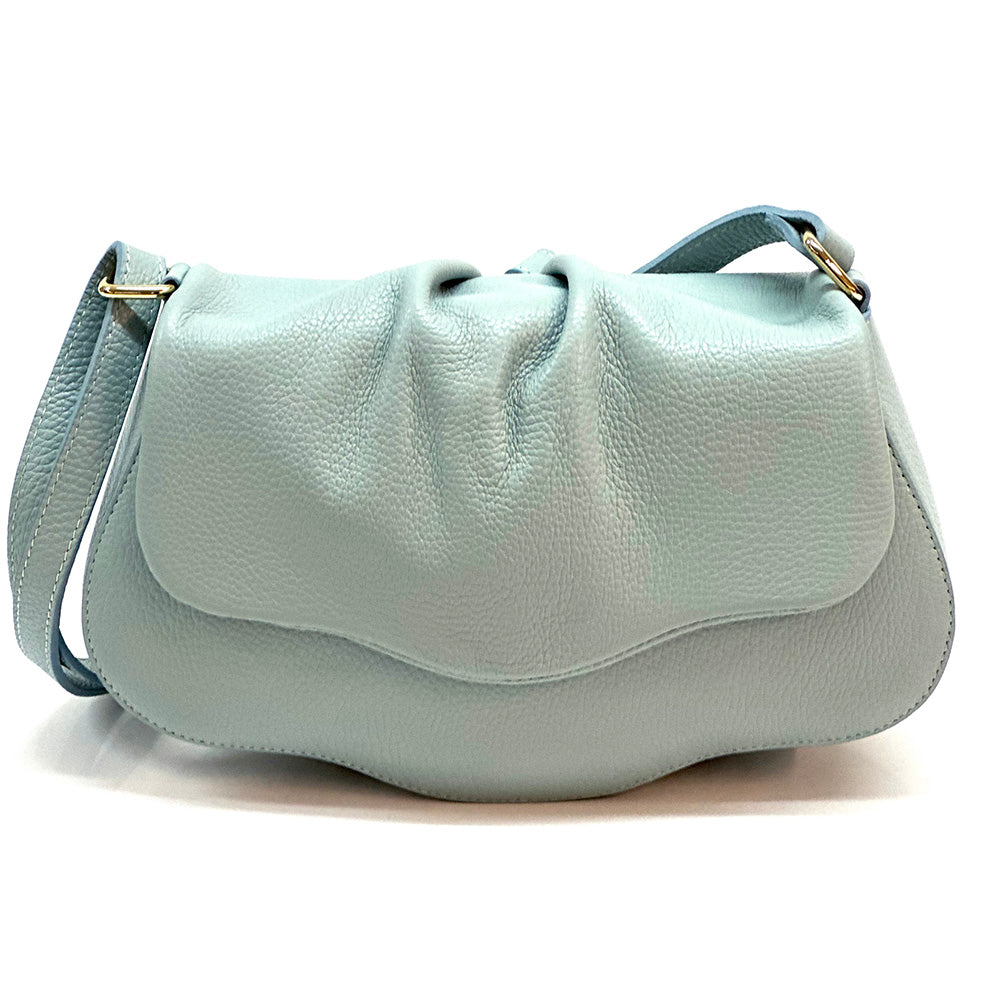 Maria Cross-Body Bag in Calfskin Leather - Made In Italy