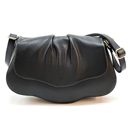 Maria Cross-Body Bag in Calfskin Leather - Made In Italy