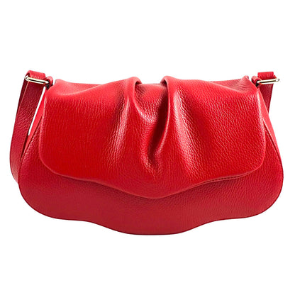 Maria Cross-Body Bag in Calfskin Leather - Made In Italy