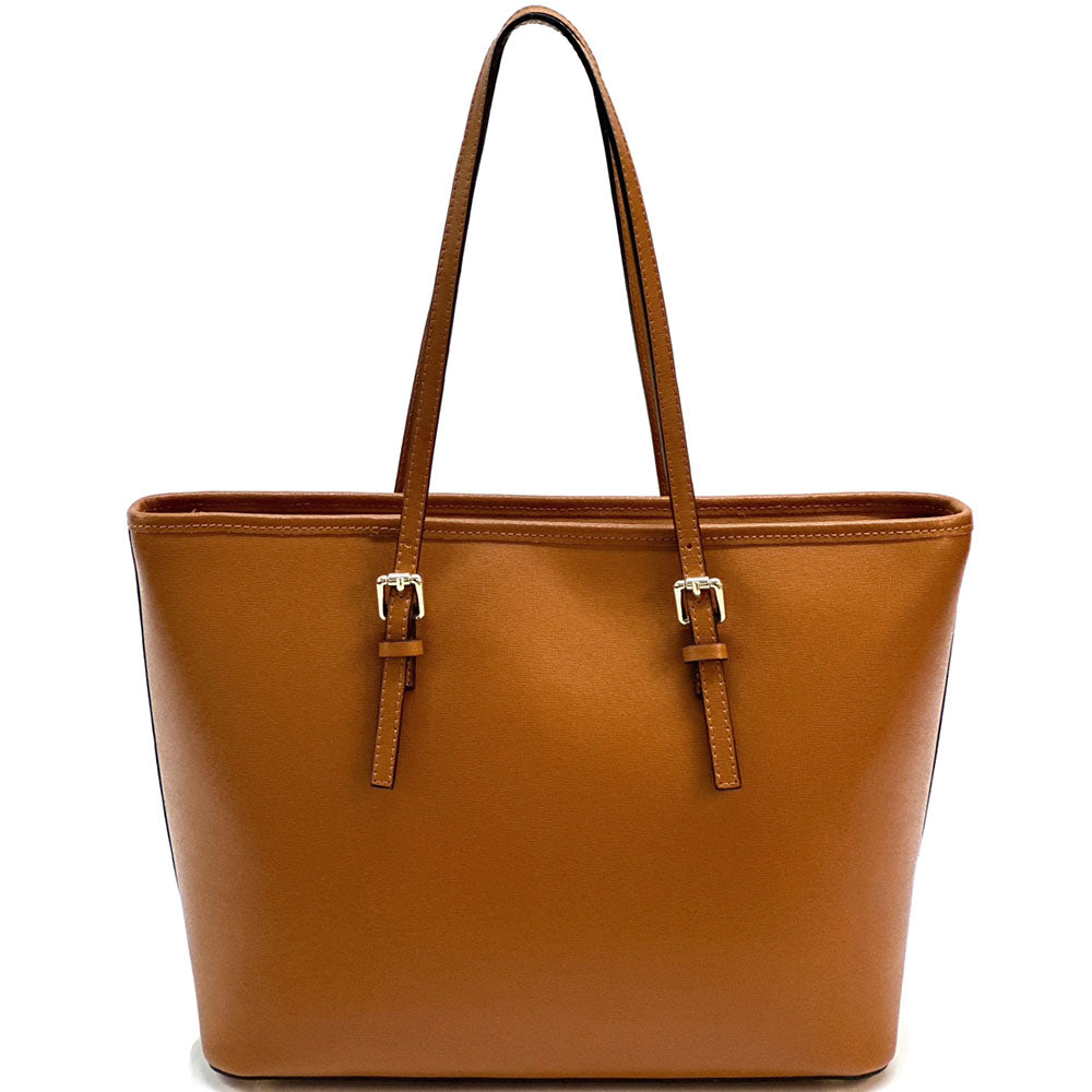 Eloisa Tote leather bag - Made In Italy