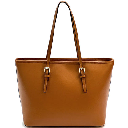 Eloisa Tote leather bag - Made In Italy