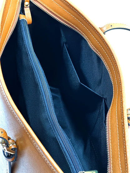 Eloisa Tote leather bag - Made In Italy