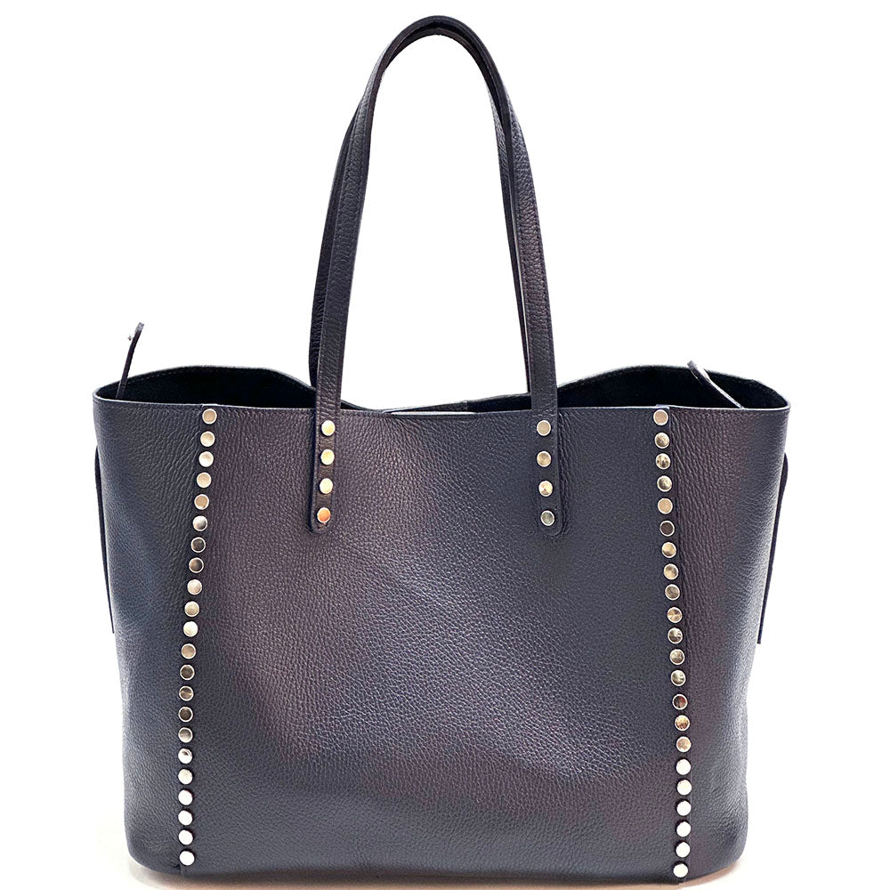 Sestola Italian Handmade Cow Leather Tote Bag - Made In Italy