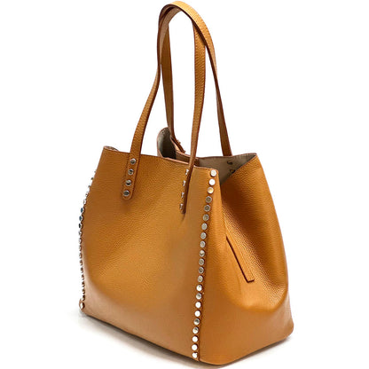 Sestola Italian Handmade Cow Leather Tote Bag - Made In Italy