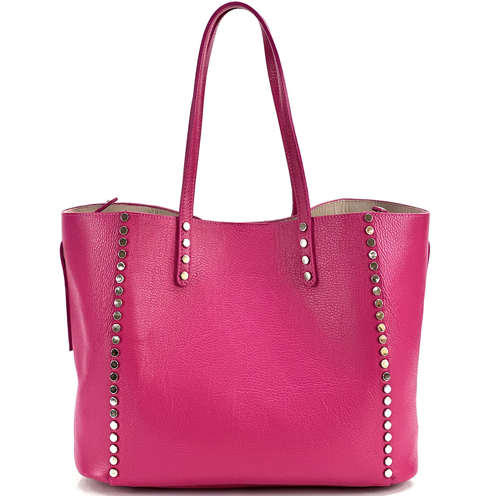 Sestola Italian Handmade Cow Leather Tote Bag - Made In Italy