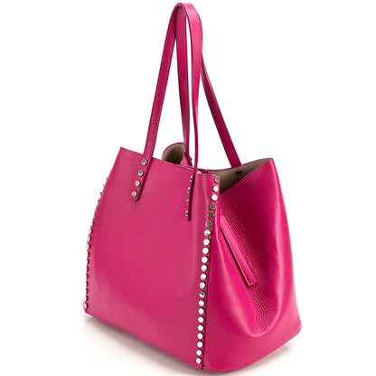 Sestola Italian Handmade Cow Leather Tote Bag - Made In Italy