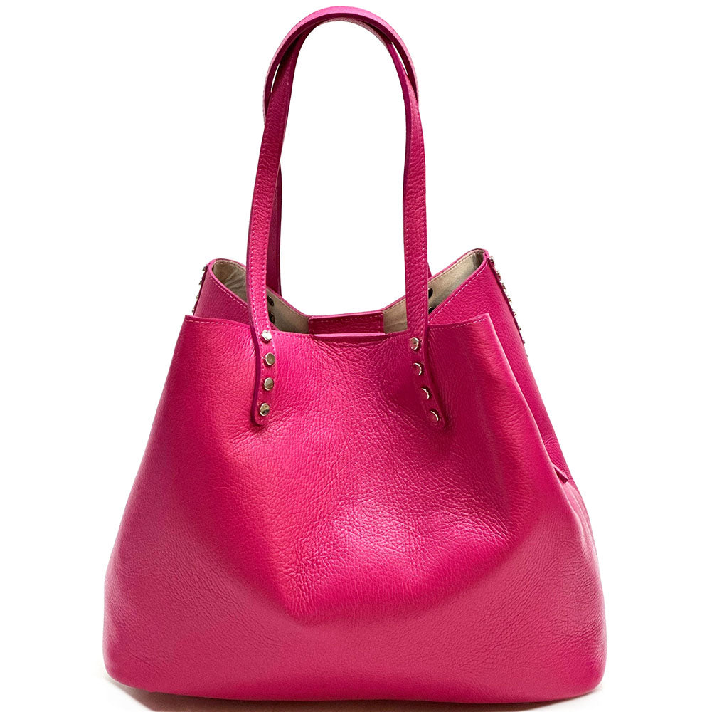 Sestola Italian Handmade Cow Leather Tote Bag - Made In Italy