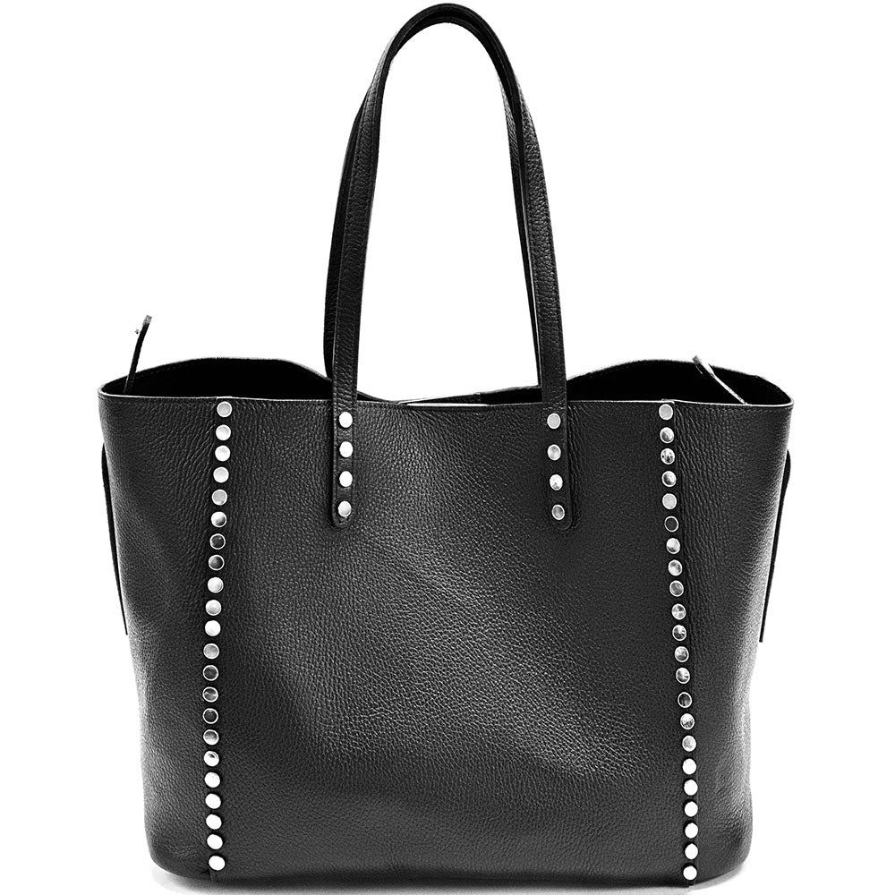 Sestola Italian Handmade Cow Leather Tote Bag - Made In Italy