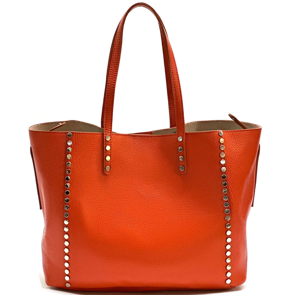 Sestola Italian Handmade Cow Leather Tote Bag - Made In Italy