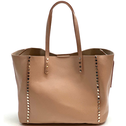 Sestola Italian Handmade Cow Leather Tote Bag - Made In Italy