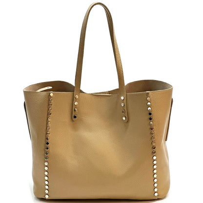 Sestola Italian Handmade Cow Leather Tote Bag - Made In Italy