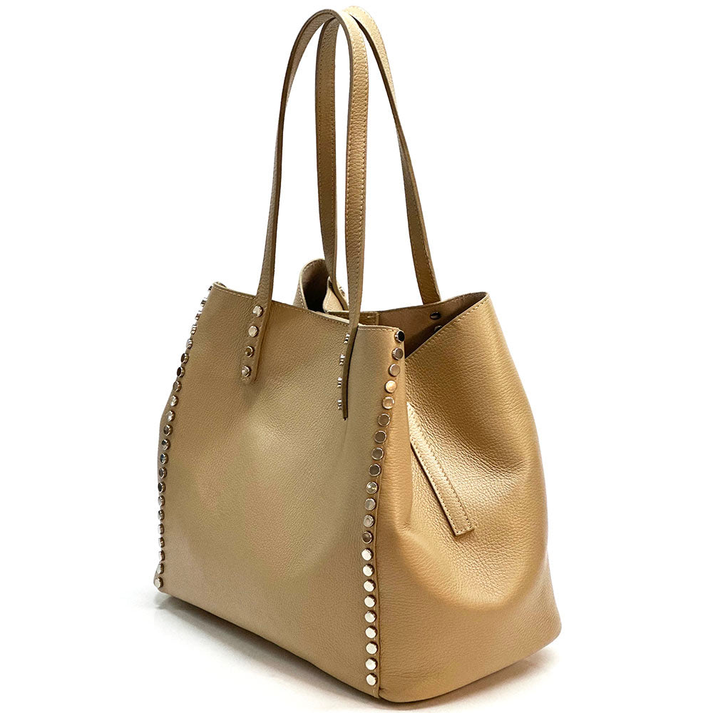 Sestola Italian Handmade Cow Leather Tote Bag - Made In Italy
