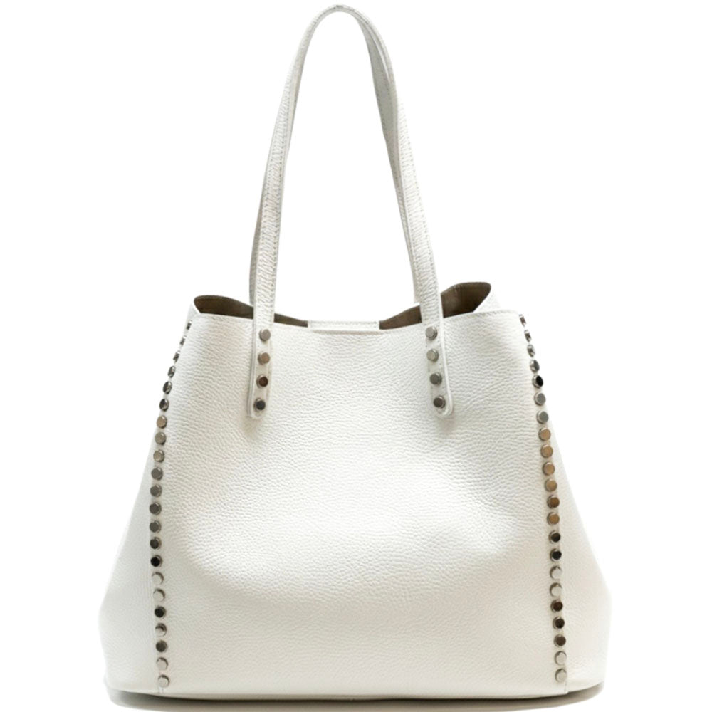 Sestola Italian Handmade Cow Leather Tote Bag - Made In Italy