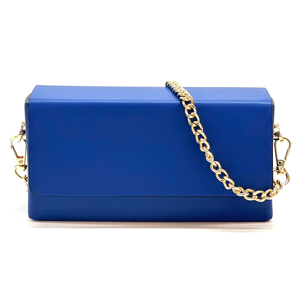 Evelysa Leather Mini Shoulder Bag - Made in Italy