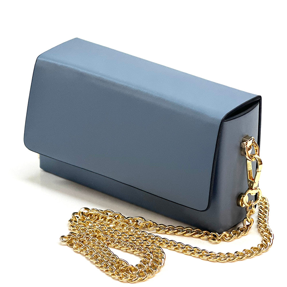 Evelysa Leather Mini Shoulder Bag - Made in Italy