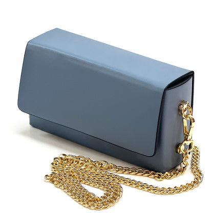 Evelysa Leather Mini Shoulder Bag - Made in Italy