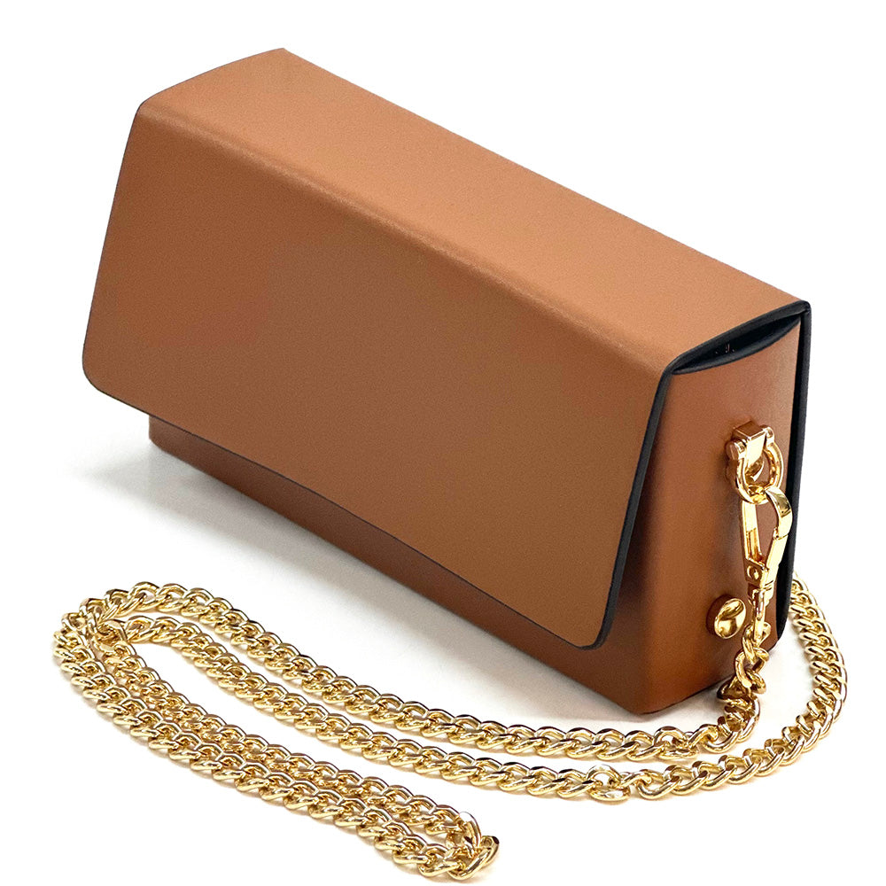 Evelysa Leather Mini Shoulder Bag - Made in Italy