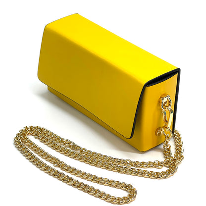 Evelysa Leather Mini Shoulder Bag - Made in Italy