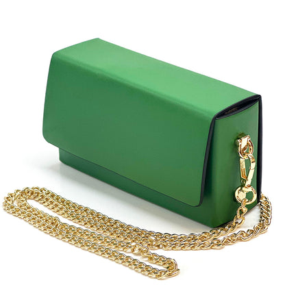 Evelysa Leather Mini Shoulder Bag - Made in Italy