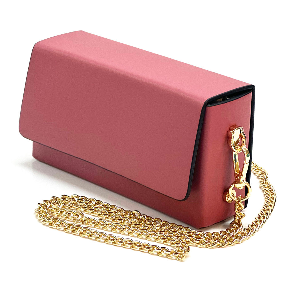 Evelysa Leather Mini Shoulder Bag - Made in Italy
