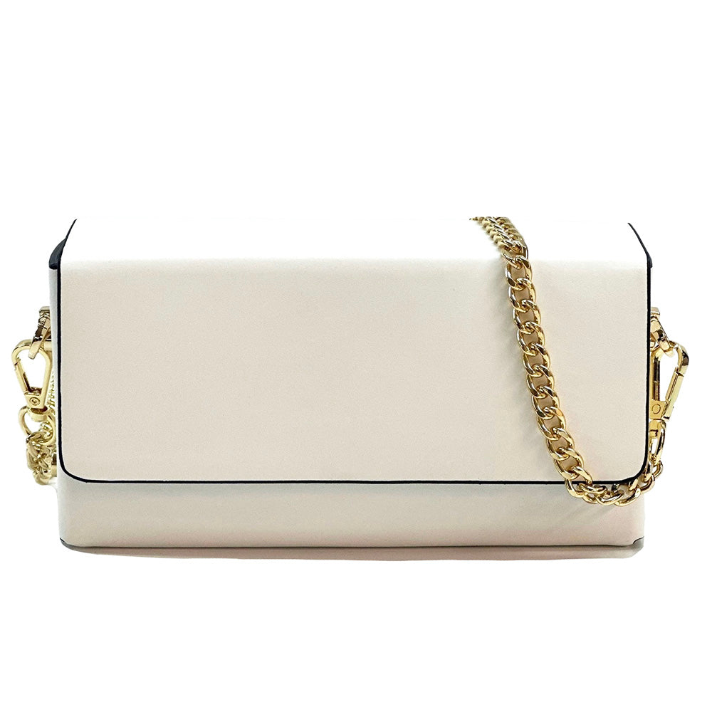 Evelysa Leather Mini Shoulder Bag - Made in Italy