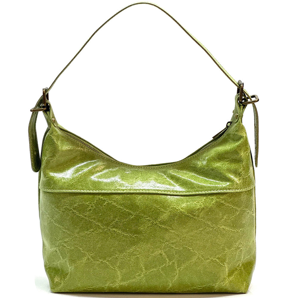 Riviera Leather Shoulder Bag - Made In Italy
