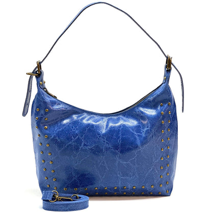 Riviera Leather Shoulder Bag - Made In Italy